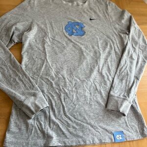 Women’s UNC Chapel Hill Nike Heather Gray Long Sleeve
